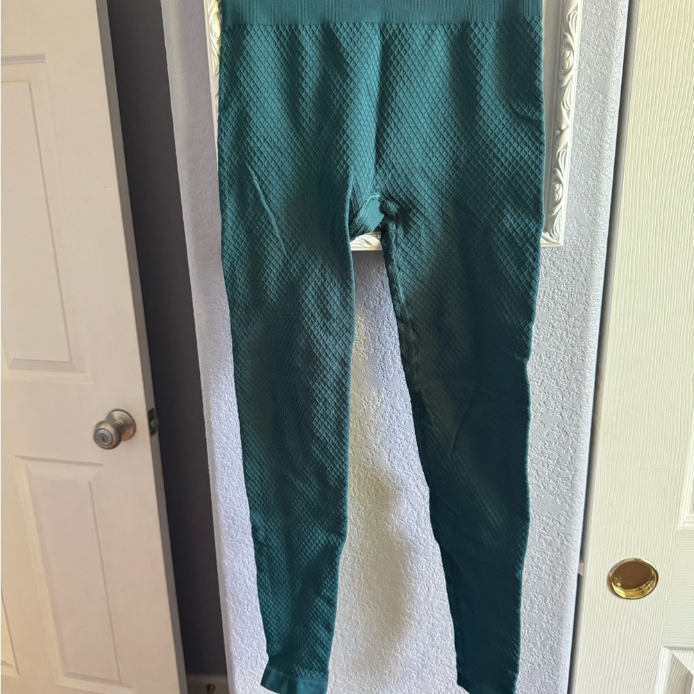 Balance Athletica/Vitality Teal Leggings Size M